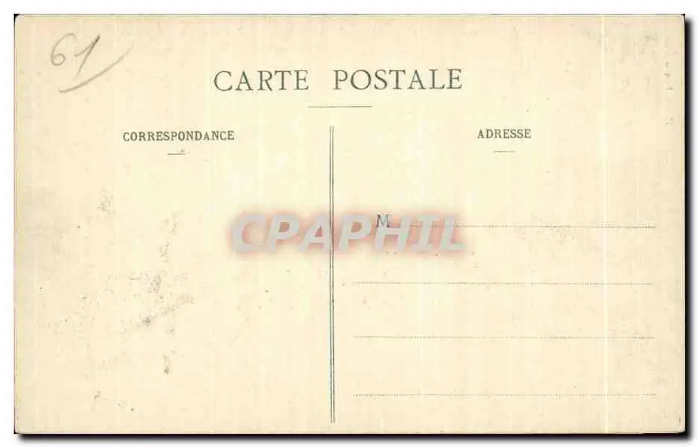 Schloss Chantepie — Umgebung von Bagnolles-de-l'Orne — E. Pasquis, Laigle - Rückseite