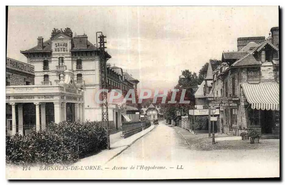 Bagnolles-de-l'Orne — Avenue de l'Hippodrome — LL Nr. 174 - Vorderseite