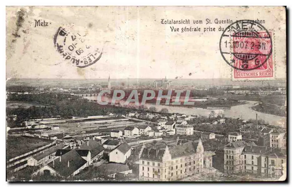 Metz — Allgemeiner Blick vom St Quentin — Verlag P. Coppard - Vorderseite