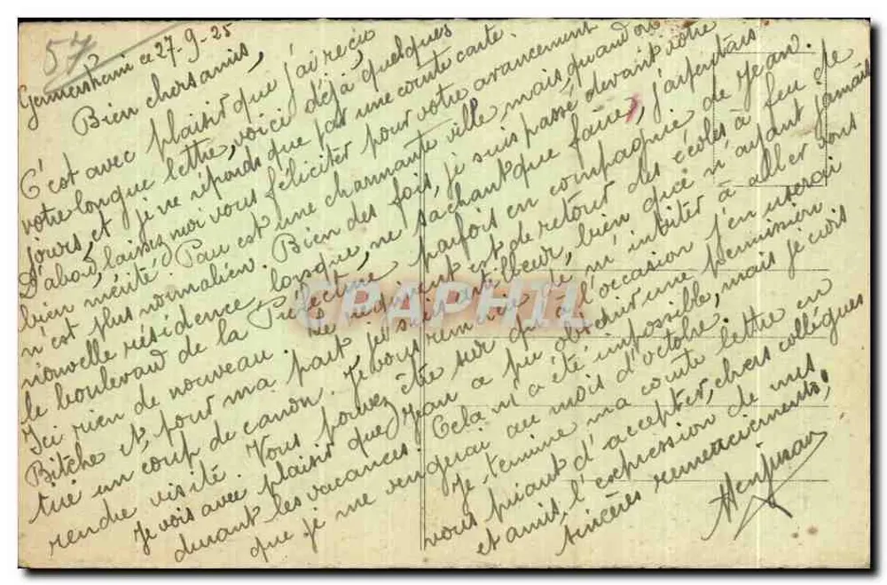 Germersheim — Ponte de Barcos — Editor 1564 - Verso