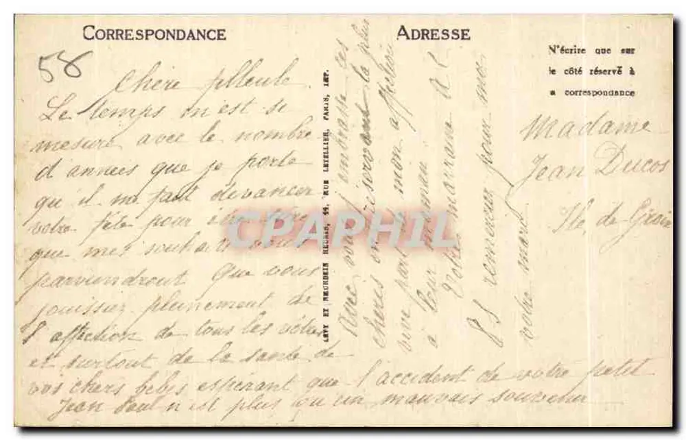 Nevers — Porta do Croux — NG - Verso