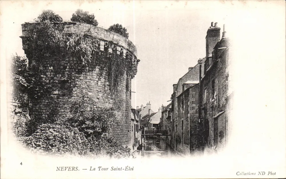 Nevers — Torre Saint-Éloi — Coleções ND Fotográficas - Frente