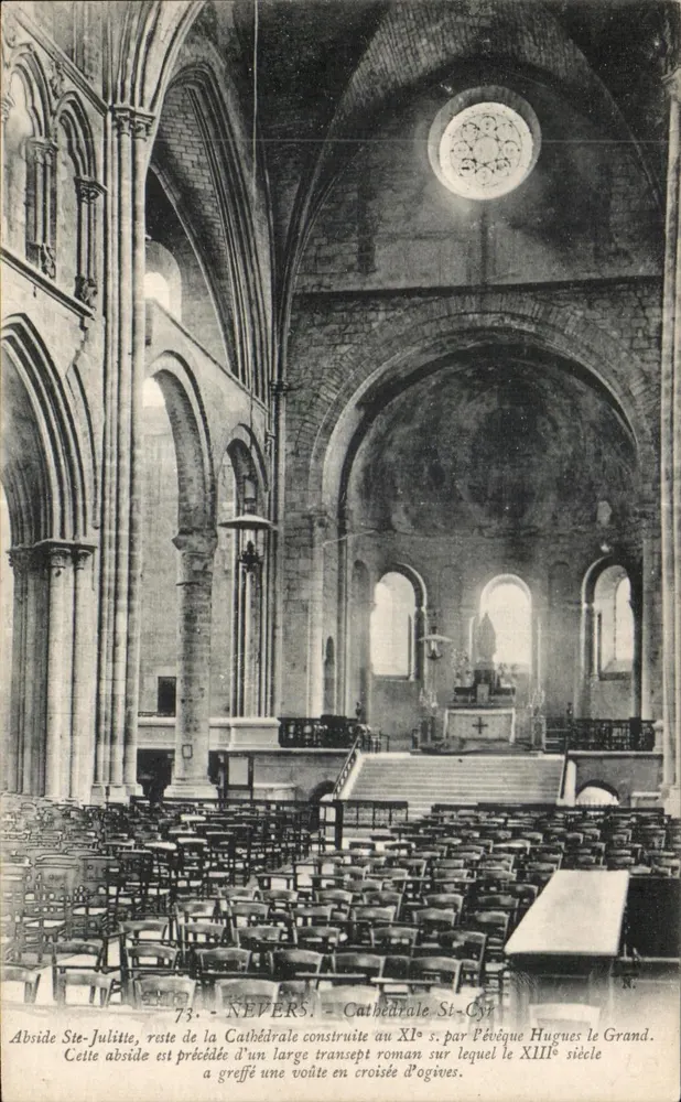 Névers - Catedral São Cirilo - Abside Santa Julitta — editor N. (nº73) - Frente