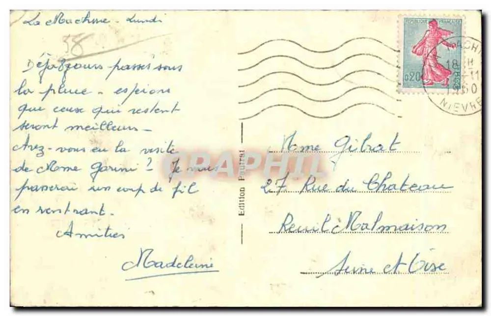 Legenden von St-Saulge — 119. Unterwegs, um die Steuer zu zahlen — Édition Pautrel - Rückseite