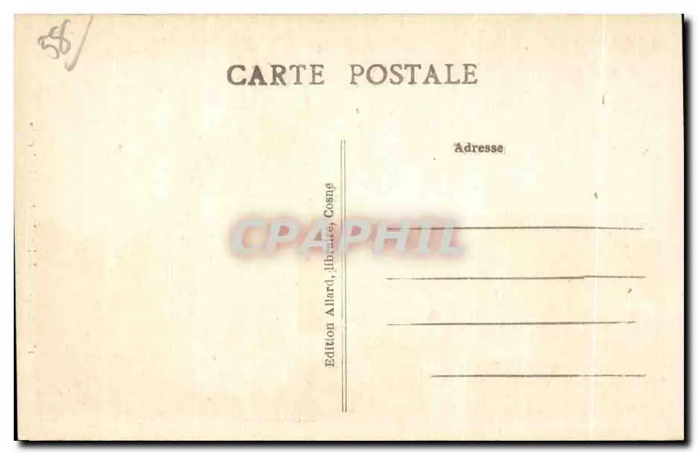 Cosne-sur-Loire (Nièvre) — Ansicht des Noham — Edition Allard, Cosne - Rückseite