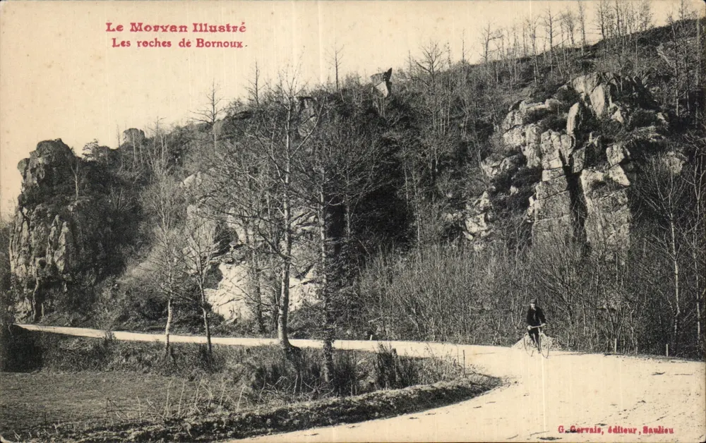 As rochas de Bornoux — G. Cervais, editor, Baulieu - Frente