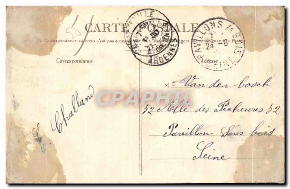 Verdun — Porte e bur St-Victor — Edizione delle Monelles Craterle, Verdun - Verso