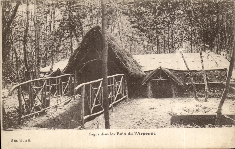 Cagna nos Bosques da Argônia — Ed. H. à B. - Frente
