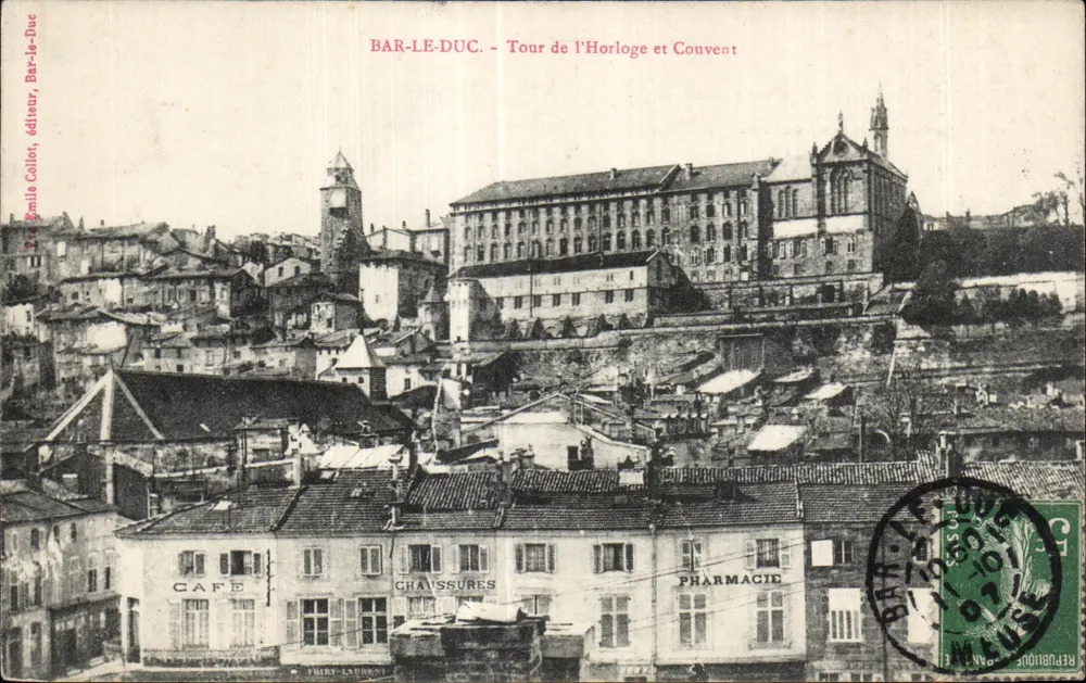 Bar-le-Duc - Tour de l'Horloge et Convent — éditeur Collot, n° 55 - Vorderseite
