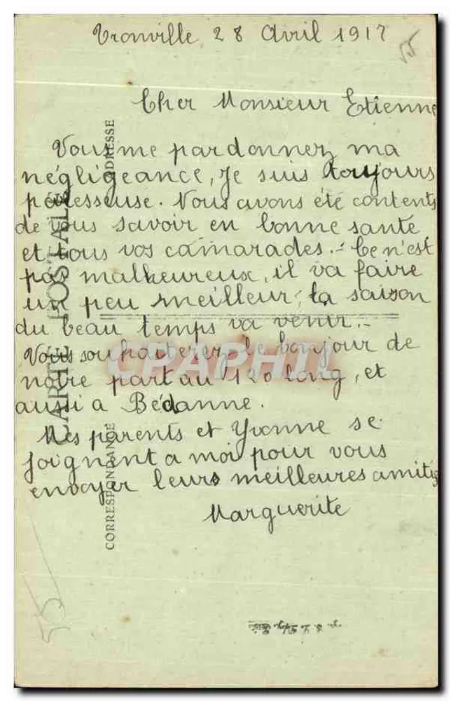 Ligny-en-Barrois — Krankenhaus Saint-Charles — Ausgabe Vve Catherine - Rückseite