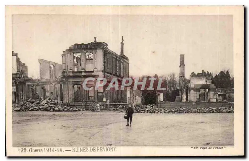 रेविन्य के अवशेष — 1914-15 की युद्ध — एडिटर पे डी फ्रांस - आगे