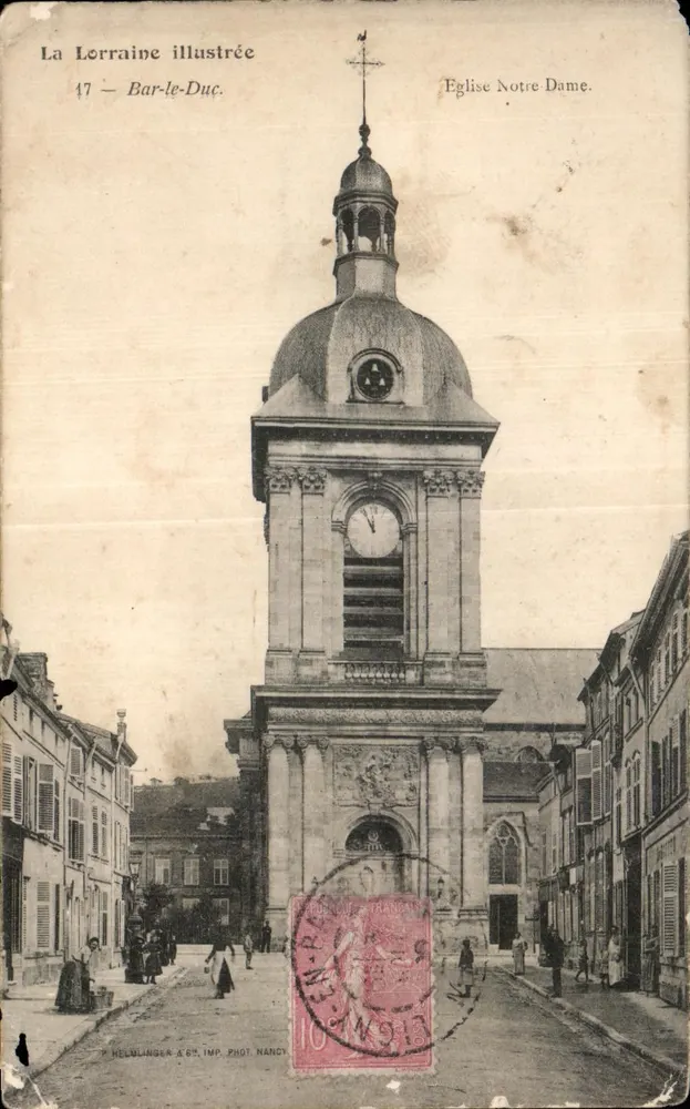 Bar-le-Duc — Église Notre-Dame — La Lorraine illustrée, n°47, éditée par HELWINGER & Cie, IMP. PHOT. NANCY - Vorderseite