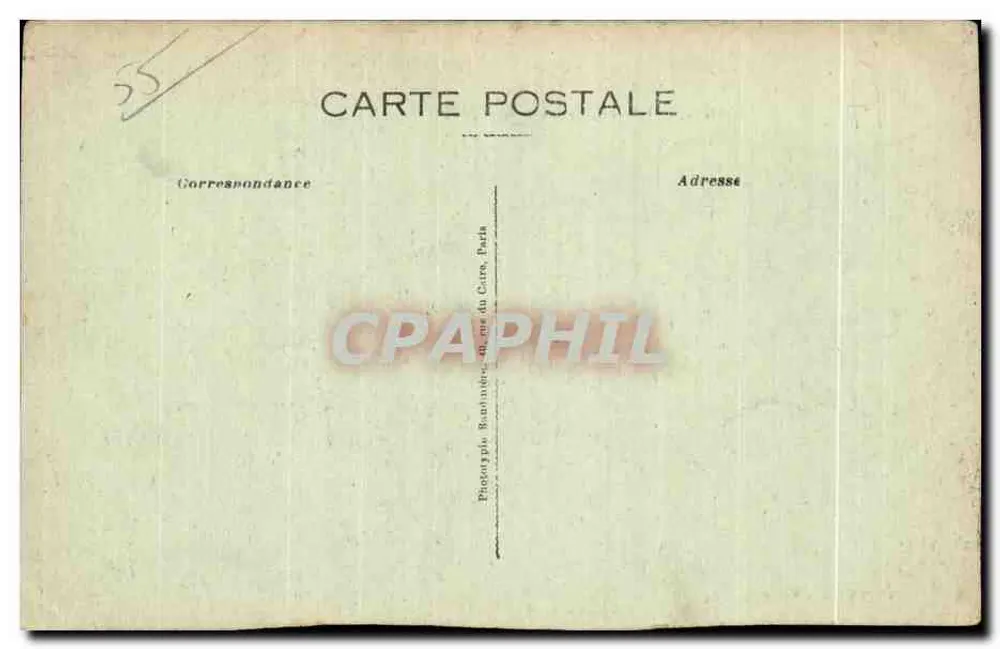 Verdun — Bombardement der Rue Magel — Phot-Express Paris - Rückseite