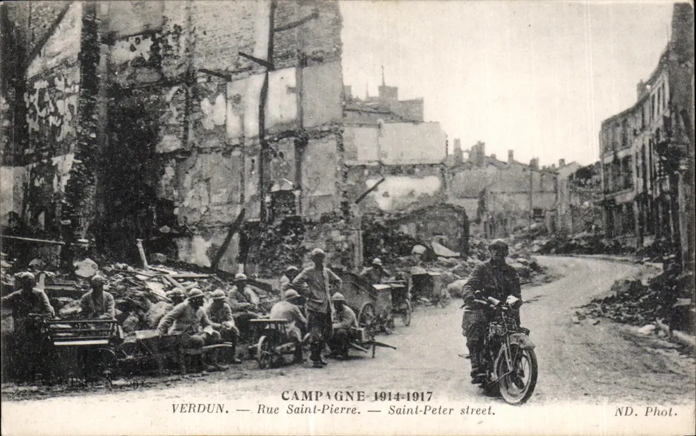 Verdun — Rue Saint-Pierre — Kampagne 1914-1917 - Vorderseite