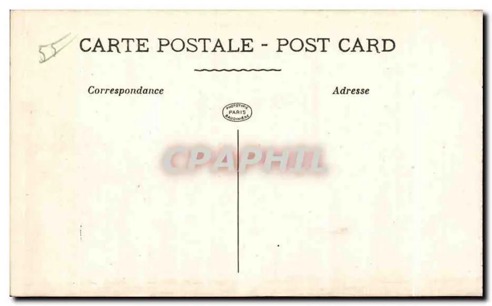 Verdun Antes — Vista Geral — editor La Ponsée, n° 2537 - Verso