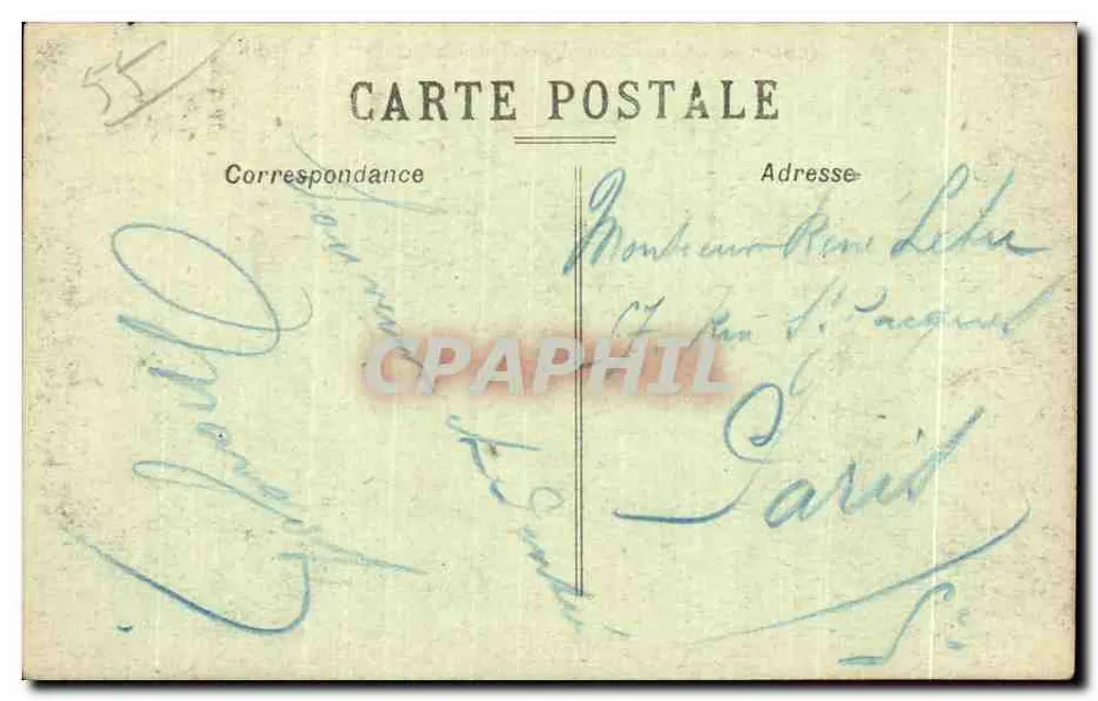 Verdun — O Cruzeiro das ruas Mazel, St-Pierre — Edição L. D., Paris - Verso