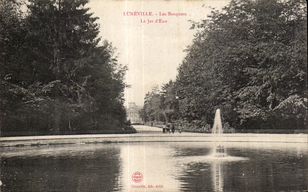 Lunéville - Les Bosquets - O Jato d'Água - Frente