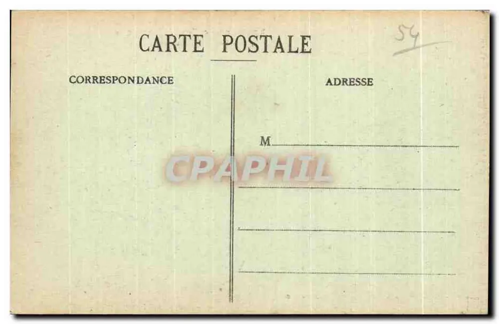 Um Toul pittoresk — BRULEY - Die Höhle — Gardolle et Briquet, Verleger, Toul - B-601 - Rückseite