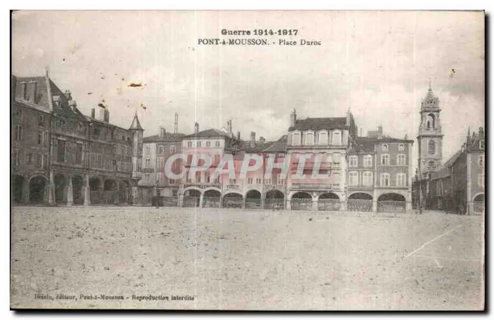 Pont-à-Mousson — Place Daroc — Editor Forain, Pont-à-Mousson - Frente