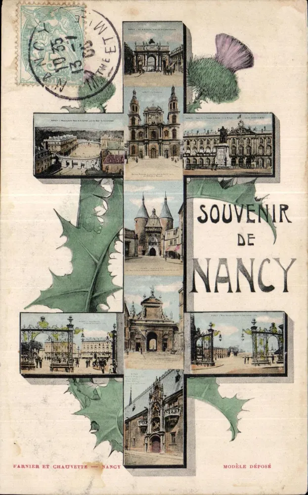 Nancy — Lembrete de Nancy — Farnier et Chauvette, Nancy - Frente
