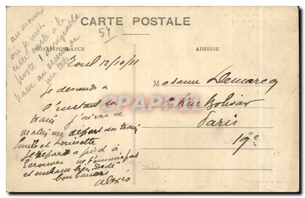 Mont-Saint-Michel — Luftbild — La Lorraine Illustrée, n°30 - Rückseite