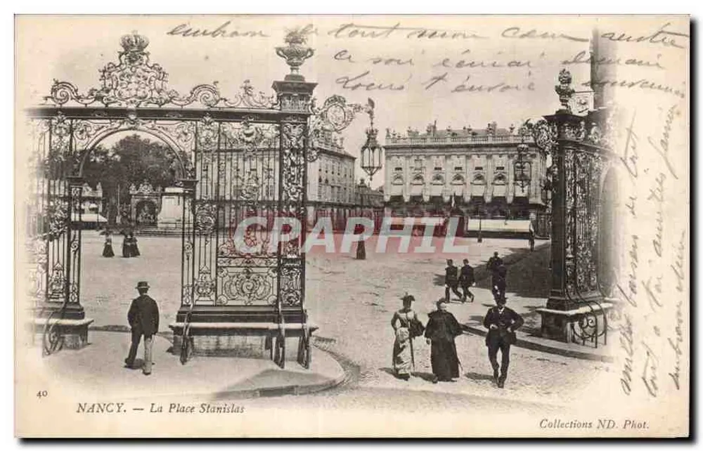 NANCY — A Place Stanislas — Coleções ND. Fot. n°40 - Frente