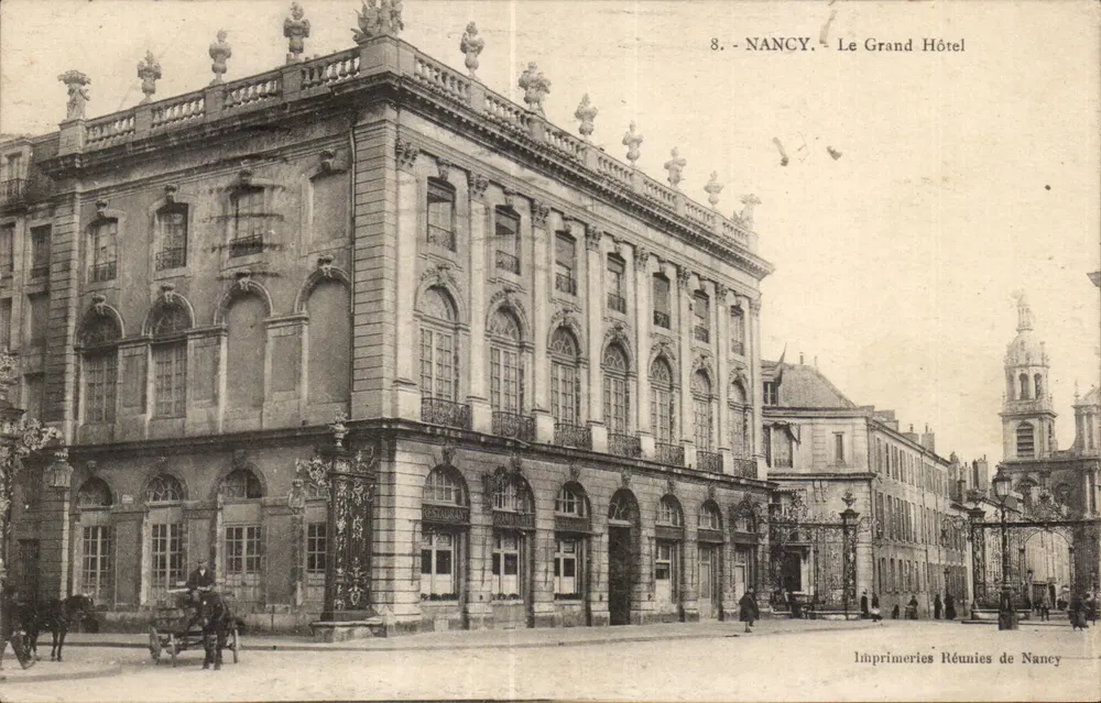 NANCY - O Grande Hotel — Imprimeries Réunies de Nancy, n°8 - Frente