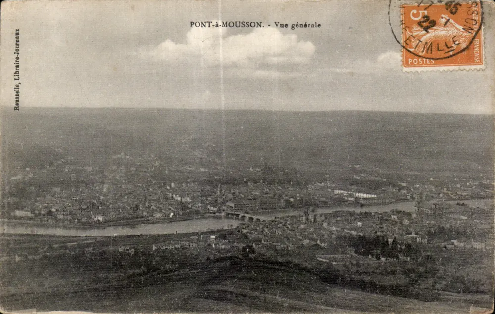 Pont-a-Mousson - Vista geral — Rausselle, Livreiro-Jornais - Frente