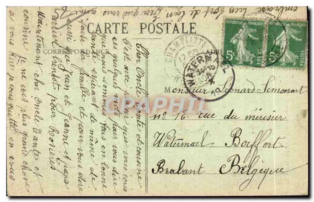 Fayl-Billot - Kirche Notre-Dame — Edition J.S. n°5 - Rückseite