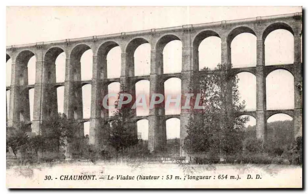 Chaumont — Der Viadukt — D.D. - Vorderseite