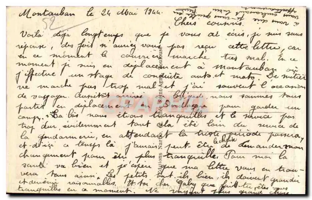 Montauban — A Catedral — Edições Nardet - Verso