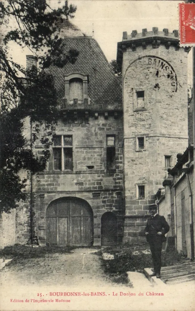 Bourbonne-les-Bains — O Donzel do Castelo — Edição da Imprensa Moderna - Frente