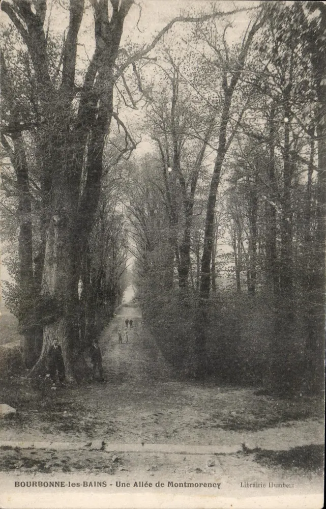 Bourbonne-les-Bains — Eine Allee von Montmorency — Buchhandlung Humbert - Vorderseite