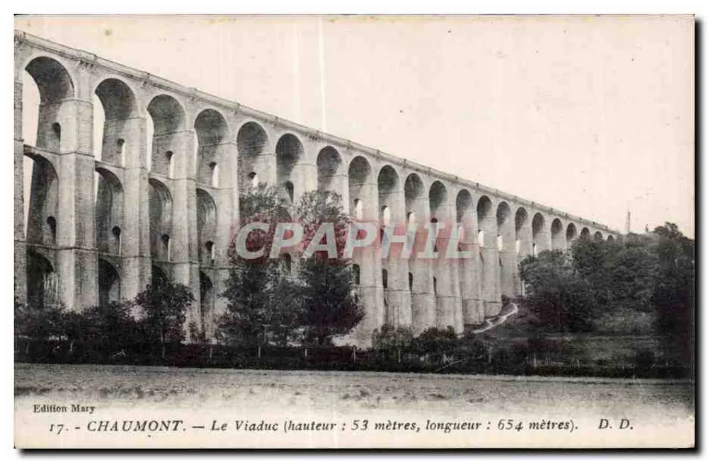 Chaumont — Der Viadukt — Edition Mary, Nr. 17 - Vorderseite