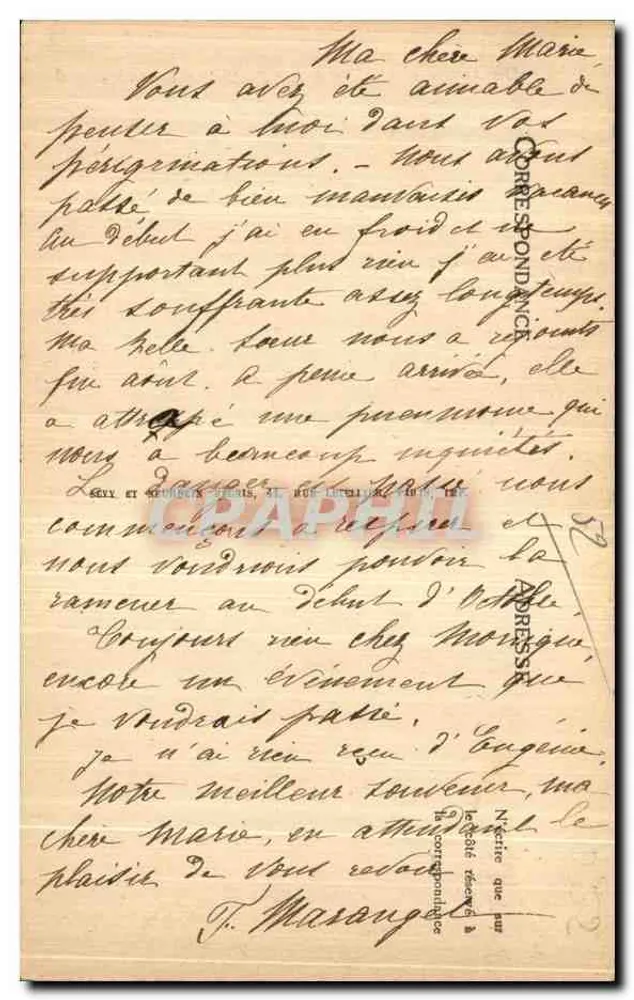 Langres - Tor zur Mühle (Außenwall) — Verlag L. (Nr. 95) - Rückseite