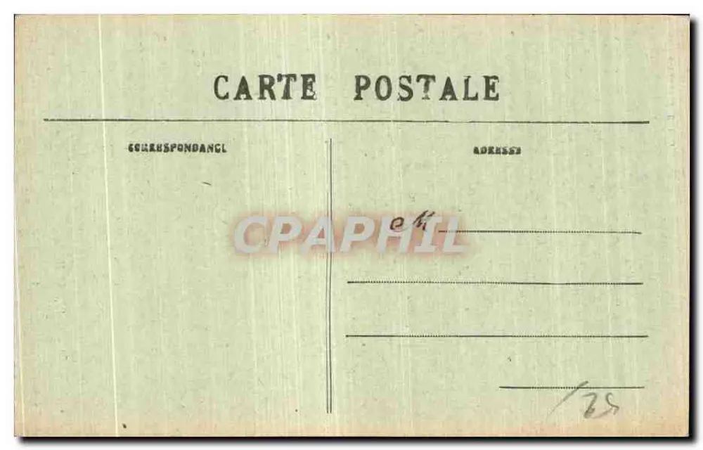 La Haute-Marne — Chaumont — Post- und Telegraphenamt, Verleger A. Pourtoy, n° 164 - Rückseite