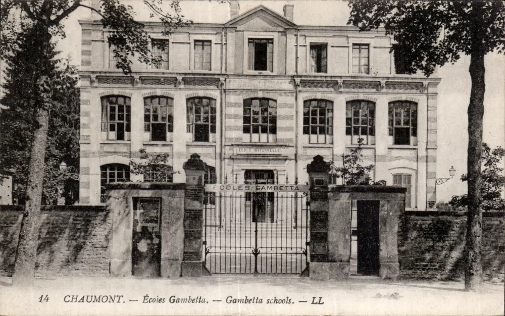 Chaumont — Écoles Gambetta — LL - Vorderseite