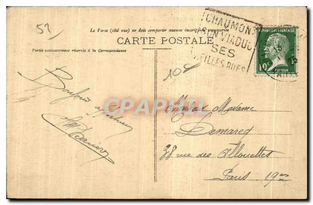 Chaumont - O Velho Doujon — Editor Sévral - Verso