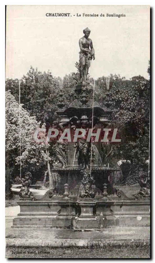 Chaumont - La Fontaine du Boulingrin — editor Jullien et Moral - Anverso