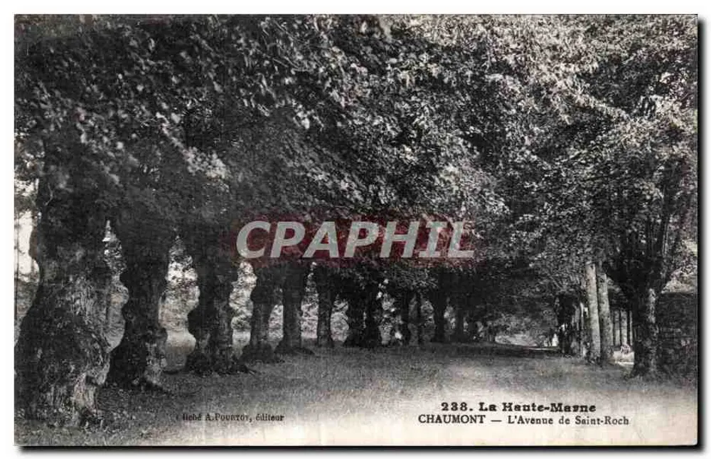 CHAUMONT — Avenue de Saint-Roch — Liehd A. Pounxor, Verlag - Vorderseite