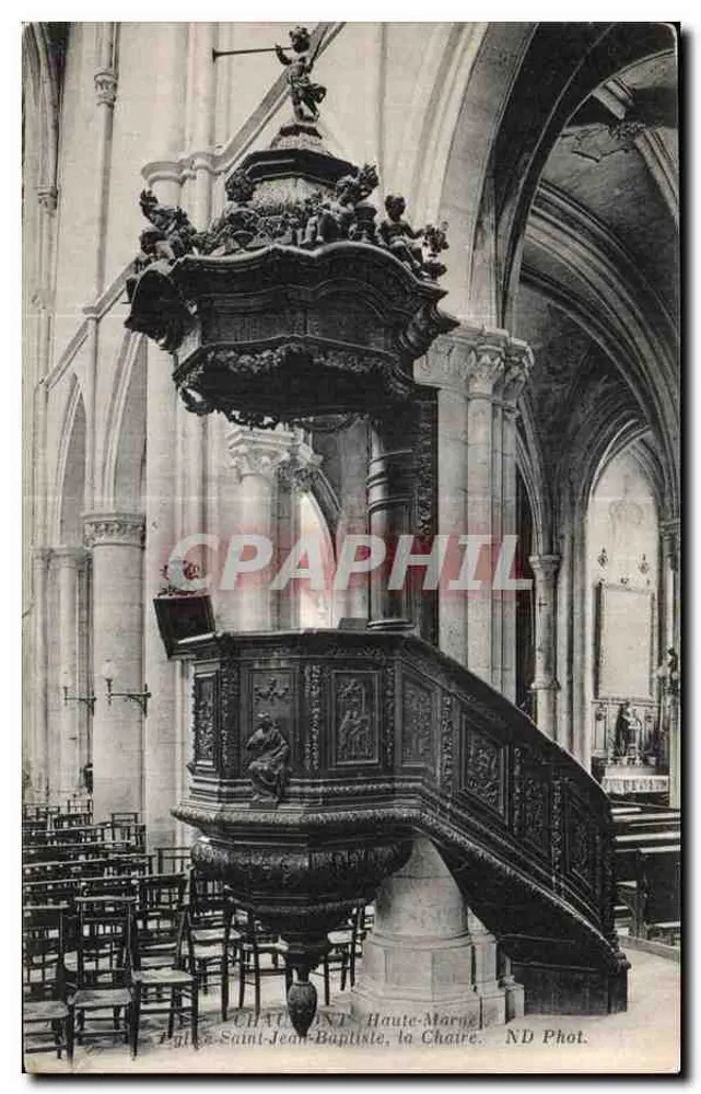 Châlons-sur-Marne - Kirche Saint-Jean-Baptiste, der Predigerstuhl - Vorderseite