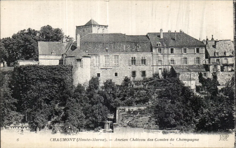 Chaumont (Haute-Marne) — Alter Schloss der Grafen von Champagne — JND - Vorderseite