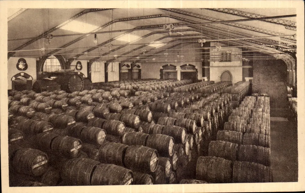 Weinlager mit neuen Weinen — Sammlung Champagne Pommery et Greno - Reims, Nr. 11 - Vorderseite