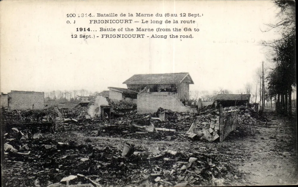 Frignicourt — Schlacht von der Marne (6. bis 12. September 1914) — O.J. n°100 - Vorderseite