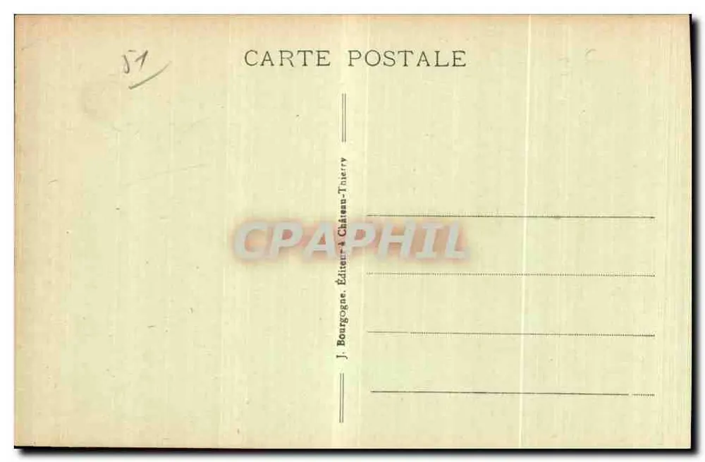 Épernay (Marne) — Avenue Paul-Chandon, Kirche Saint-Pierre-Saint-Paul — Verlag J. B. - Rückseite