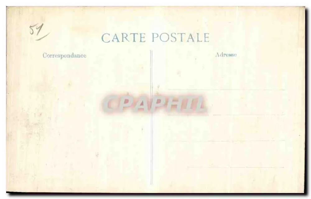 Étrepay (Marne) — Schusswunden in der Kirche — A. Gauthier, Verlag — Saint-Dizier - Rückseite