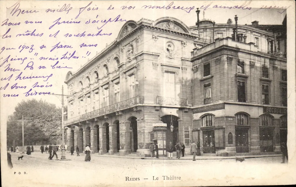 Reims — O Teatro — P.D.R. - Frente