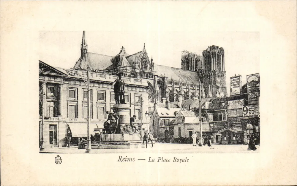Reims — A Praça Real — Editora Orgues - Frente