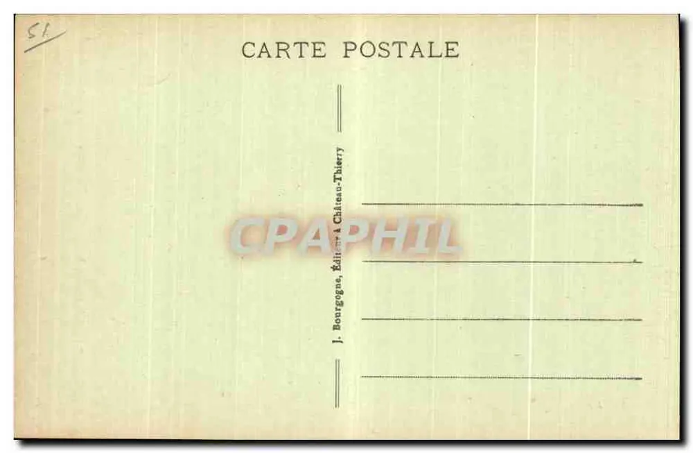 Épernay (Marne) - Castelo Perrier — Ed. J.B. - Verso