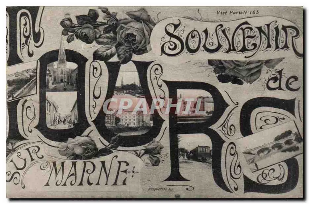 Ours-sur-Marne — Lembrete de Ours-sur-Marne — Visé Paris N°165 - Frente